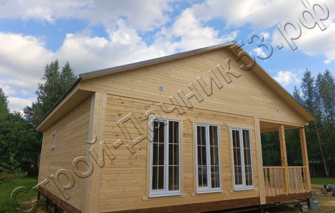 3 Брусовой дом ОД-11, 9х9м, 81 М², , Ленинградская область, Всеволожский район, посёлок Рахья. (13)